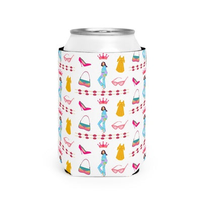 " QUEEN THINGS " LADIES WOMEN DESIGN CAN COOLER SLEEVE PORTABLE TRAVEL DRINKWARE