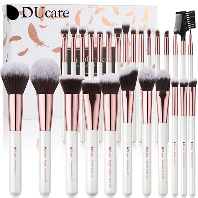 DUCARE PROFESSIONAL MAKEUP BRUSHES 8-27PCS MAKEUP BRUSH FULL SET FOUNDATION EYESHADOW POWDER SYNTHETIC GOAT HAIR COSMETICS BRUSH