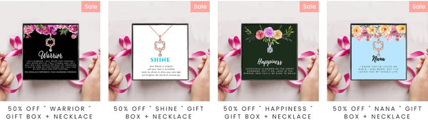 50% OFF Fashion Jewelry Necklaces Birthday Anniversary Holiday Gifts