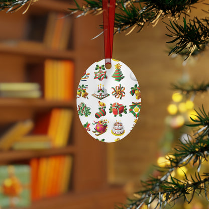 Metal Ornaments Decorations For Christmas Holiday Seasons Family Gathering Festive Season Gifts Gift Giving Yuletide Season