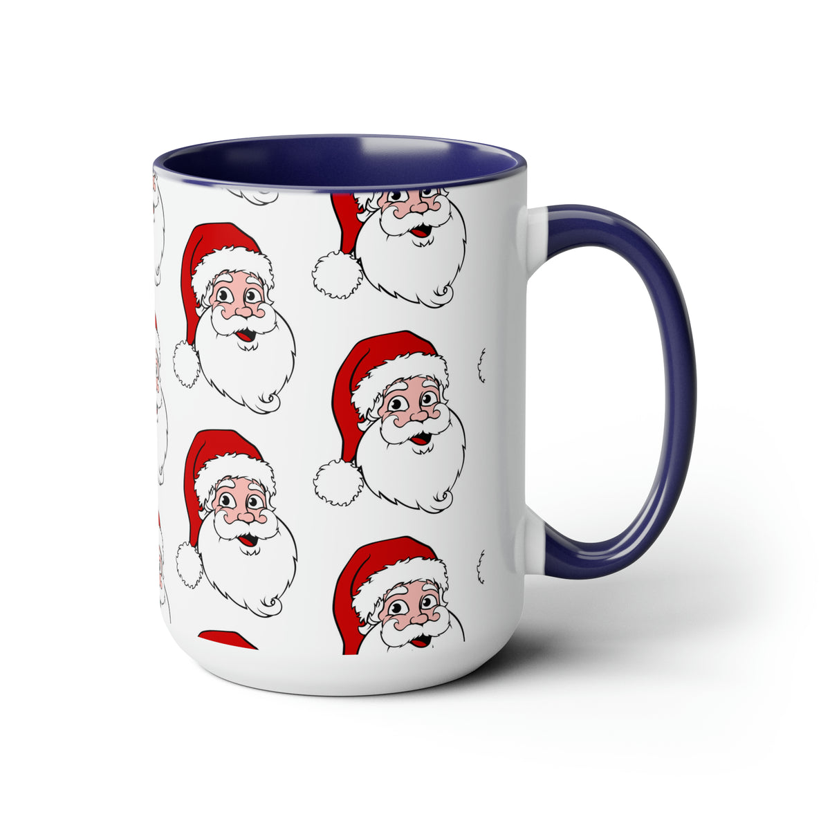 Two-Tone Coffee Mugs, 15oz Christmas Mug Holiday Season Gift Giving Family Gathering Yuletides Season Family Gifts Christmas Day Cup