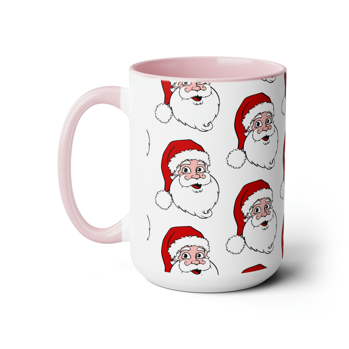 Two-Tone Coffee Mugs, 15oz Christmas Mug Holiday Season Gift Giving Family Gathering Yuletides Season Family Gifts Christmas Day Cup