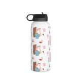 " It's A Girl Thing " Ladies Women Stainless Steel Water Bottle, Standard Lid Portable Travel Drinkware