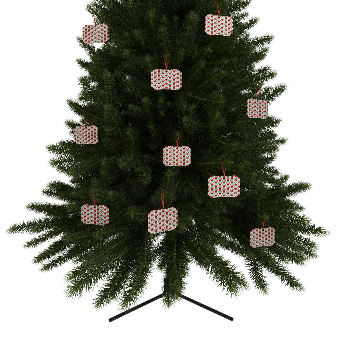 Aluminum Ornaments (1pc, 5pcs, 10pcs, 20pcs) Christmas Decorations Holiday Season Gift Giving Family Gathering Yuletides Season Family Gifts Christmas Day