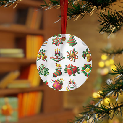 Metal Ornaments Decorations For Christmas Holiday Seasons Family Gathering Festive Season Gifts Gift Giving Yuletide Season