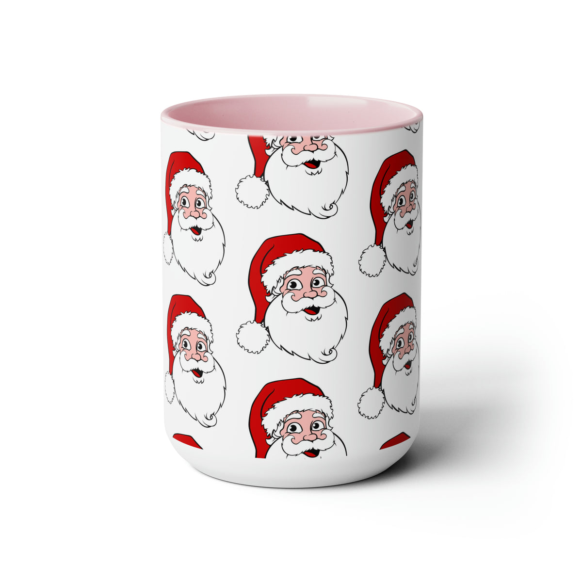 Two-Tone Coffee Mugs, 15oz Christmas Mug Holiday Season Gift Giving Family Gathering Yuletides Season Family Gifts Christmas Day Cup