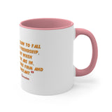 Accent Coffee Mug, 11oz Best Friends Friends For Life Friends For Keeps Friendships Best Of Friend Friend BFF Best Friend For Life Best Friend