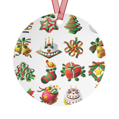 Metal Ornaments Decorations For Christmas Holiday Seasons Family Gathering Festive Season Gifts Gift Giving Yuletide Season