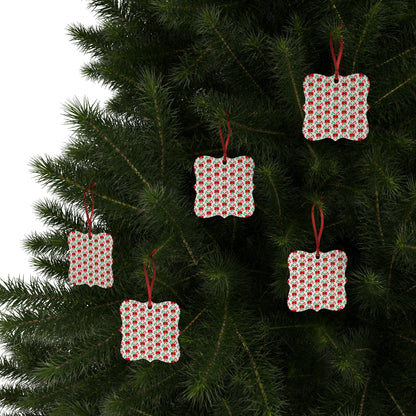 Aluminum Ornaments (1pc, 5pcs, 10pcs, 20pcs) Christmas Decorations Holiday Season Gift Giving Family Gathering Yuletides Season Family Gifts Christmas Day