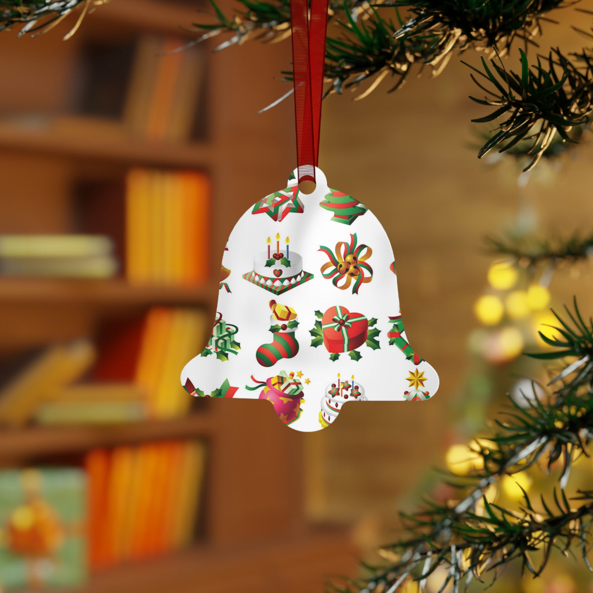 Metal Ornaments Decorations For Christmas Holiday Seasons Family Gathering Festive Season Gifts Gift Giving Yuletide Season