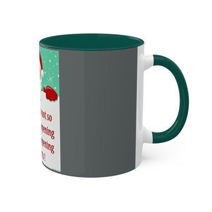 Colorful Mugs, 11oz Christmas Mug Holiday Season Gift Giving Family Gathering Yuletides Season Family Gifts Christmas Day Cup