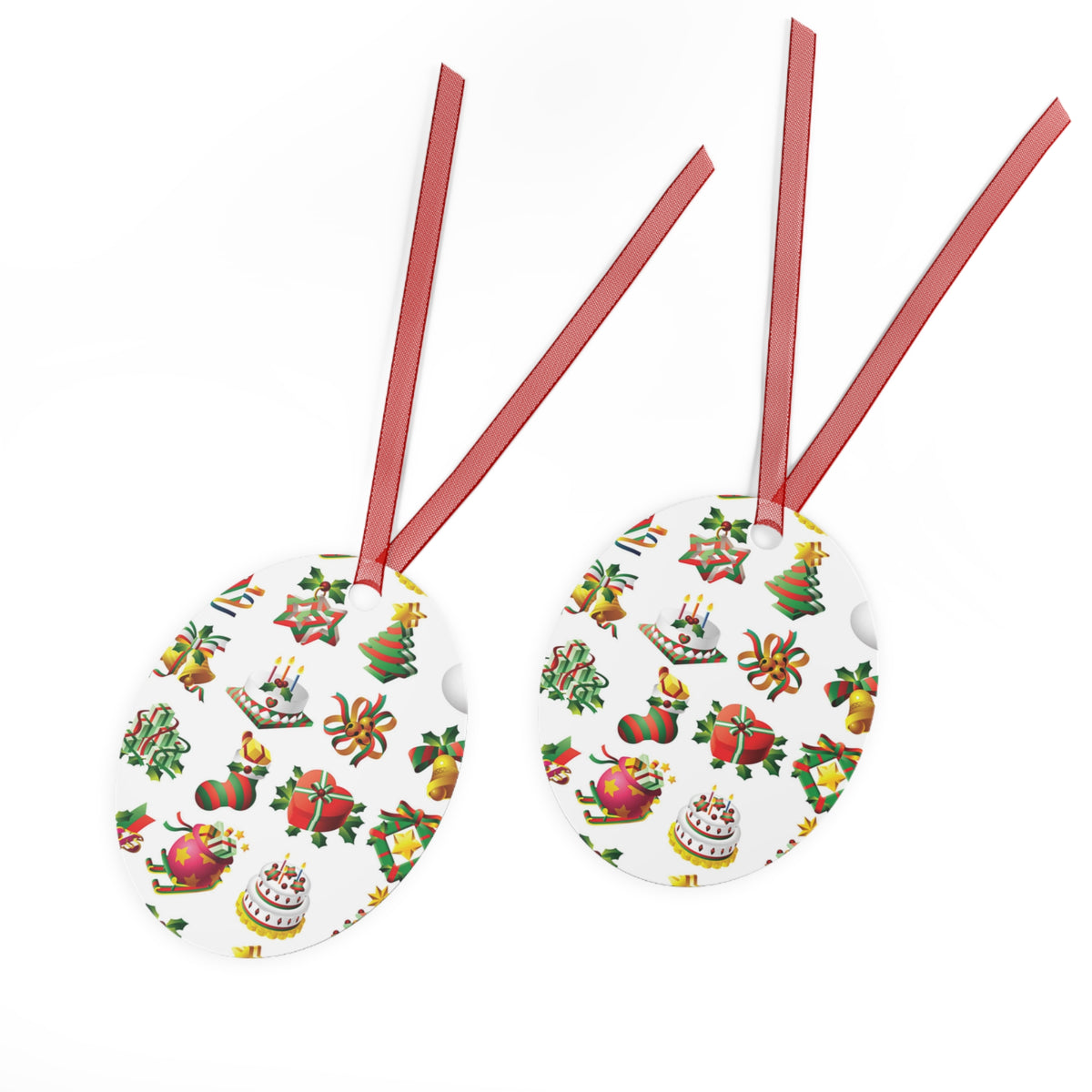 Metal Ornaments Decorations For Christmas Holiday Seasons Family Gathering Festive Season Gifts Gift Giving Yuletide Season