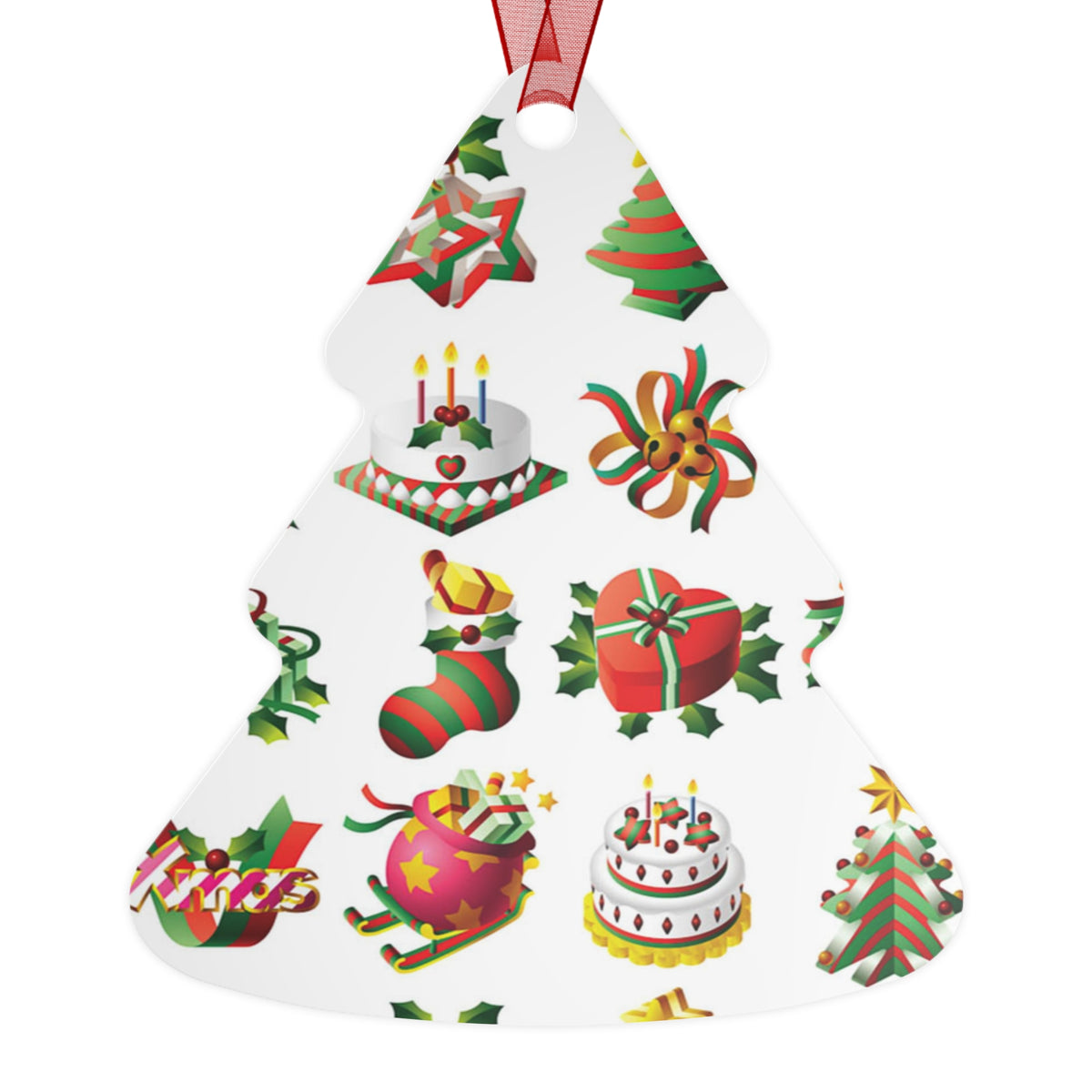 Metal Ornaments Decorations For Christmas Holiday Seasons Family Gathering Festive Season Gifts Gift Giving Yuletide Season