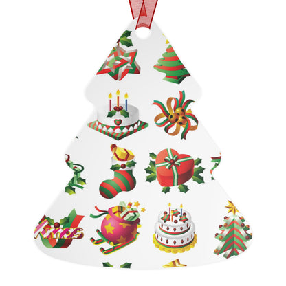 Metal Ornaments Decorations For Christmas Holiday Seasons Family Gathering Festive Season Gifts Gift Giving Yuletide Season