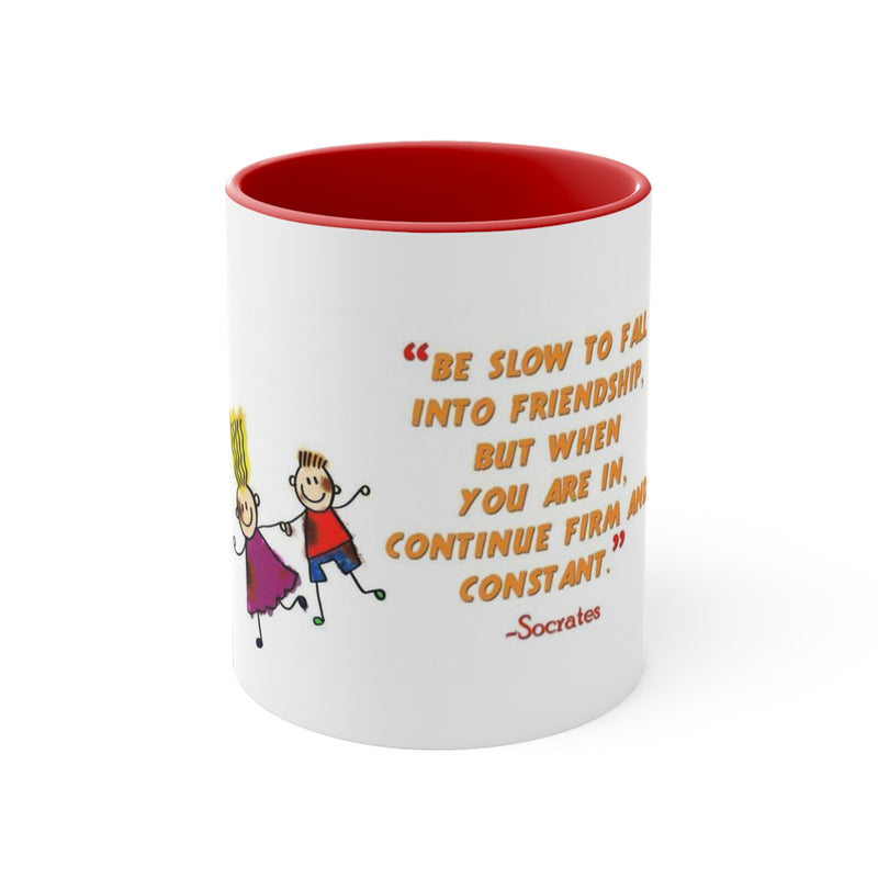 Accent Coffee Mug, 11oz Best Friends Friends For Life Friends For Keeps Friendships Best Of Friend Friend BFF Best Friend For Life Best Friend