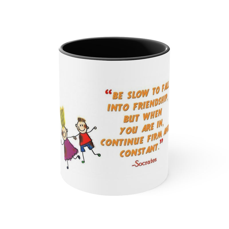 Accent Coffee Mug, 11oz Best Friends Friends For Life Friends For Keeps Friendships Best Of Friend Friend BFF Best Friend For Life Best Friend