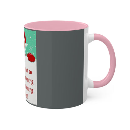 Colorful Mugs, 11oz Christmas Mug Holiday Season Gift Giving Family Gathering Yuletides Season Family Gifts Christmas Day Cup