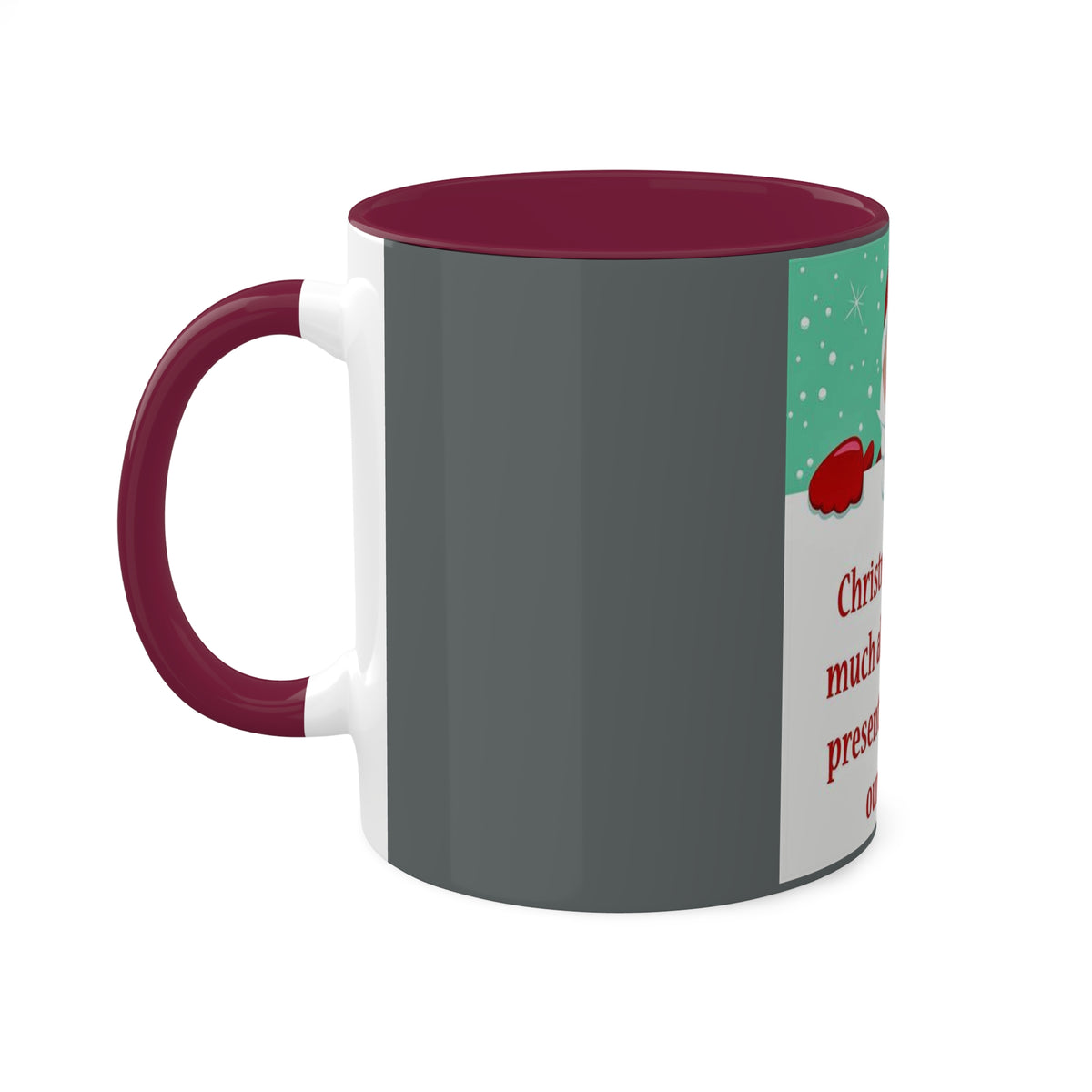 Colorful Mugs, 11oz Christmas Mug Holiday Season Gift Giving Family Gathering Yuletides Season Family Gifts Christmas Day Cup