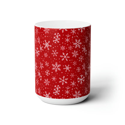 Ceramic Mug 15oz Christmas Mug Holiday Season Gift Giving Family Gathering Yuletides Season Family Gifts Christmas Day Cup