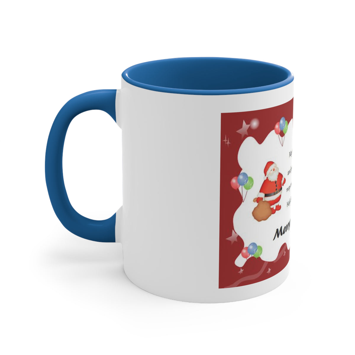 Accent Coffee Mug, 11oz Christmas Mug Holiday Season Gift Giving Family Gathering Yuletides Season Family Gifts Christmas Day Cup