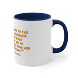 Accent Coffee Mug, 11oz Best Friends Friends For Life Friends For Keeps Friendships Best Of Friend Friend BFF Best Friend For Life Best Friend