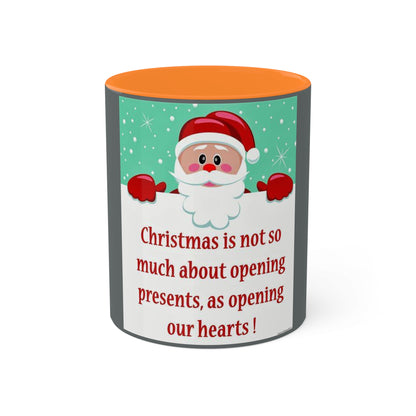 Colorful Mugs, 11oz Christmas Mug Holiday Season Gift Giving Family Gathering Yuletides Season Family Gifts Christmas Day Cup