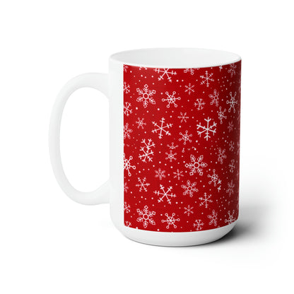 Ceramic Mug 15oz Christmas Mug Holiday Season Gift Giving Family Gathering Yuletides Season Family Gifts Christmas Day Cup