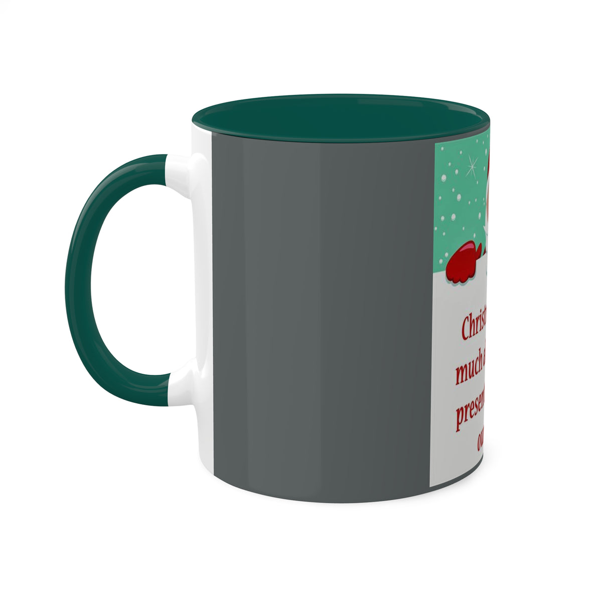 Colorful Mugs, 11oz Christmas Mug Holiday Season Gift Giving Family Gathering Yuletides Season Family Gifts Christmas Day Cup