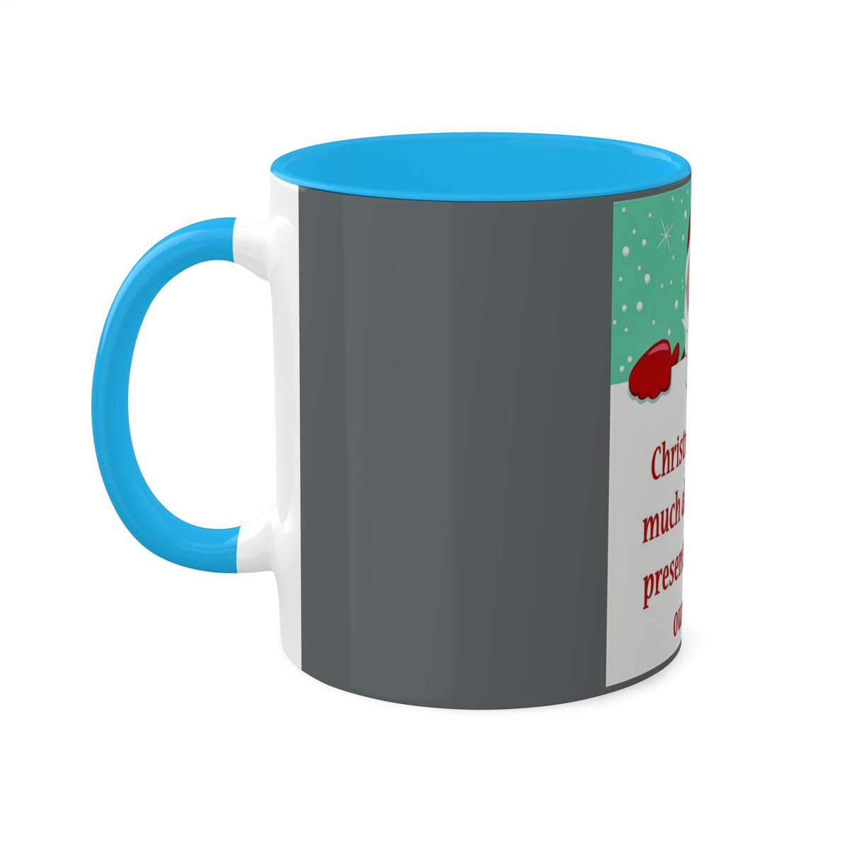 Colorful Mugs, 11oz Christmas Mug Holiday Season Gift Giving Family Gathering Yuletides Season Family Gifts Christmas Day Cup