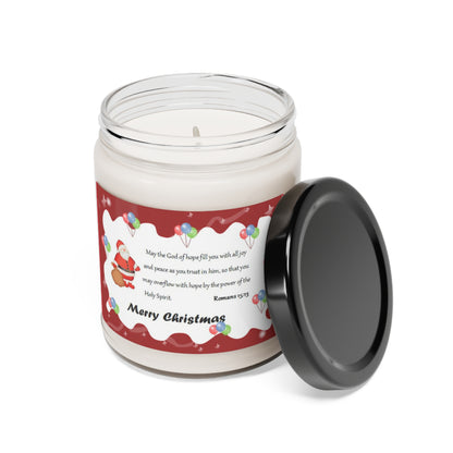 Scented Soy Candle, 9oz Christmas Scented Candle Holiday Season Gift Giving Family Gathering Yuletides Season Family Gifts Christmas Day Candle