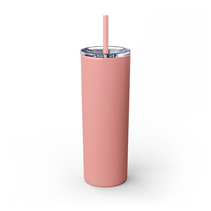 Skinny Tumbler with Straw, 20oz Christmas Holiday Season Gift Giving Family Gathering Yuletides Season Family Gifts Christmas Day Tumbler