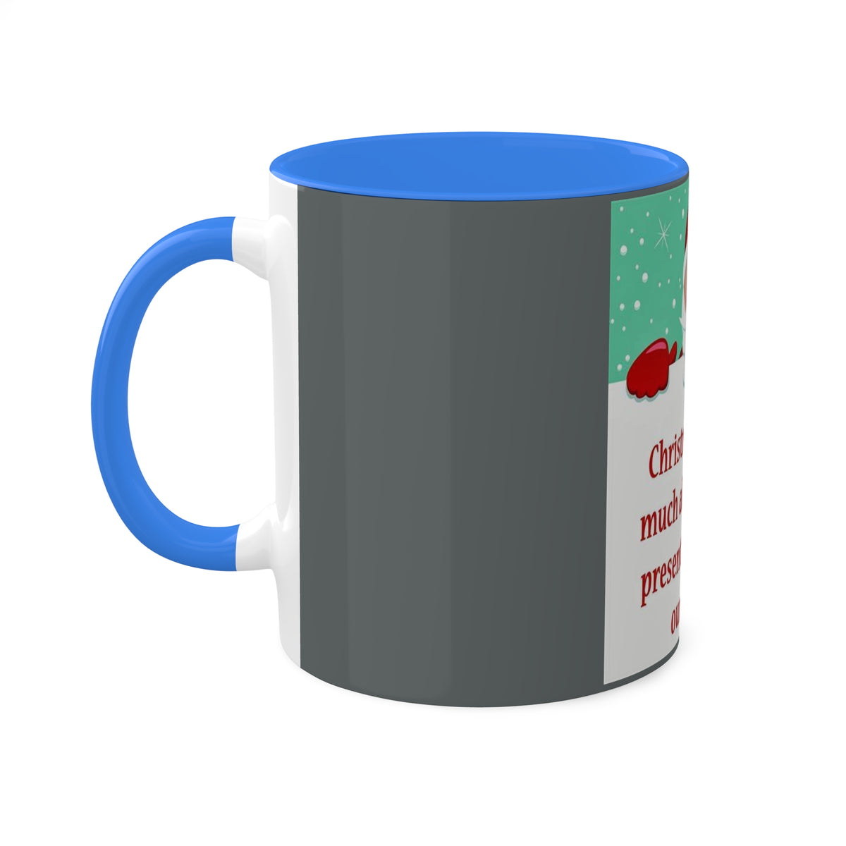 Colorful Mugs, 11oz Christmas Mug Holiday Season Gift Giving Family Gathering Yuletides Season Family Gifts Christmas Day Cup