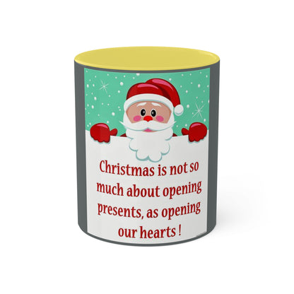 Colorful Mugs, 11oz Christmas Mug Holiday Season Gift Giving Family Gathering Yuletides Season Family Gifts Christmas Day Cup