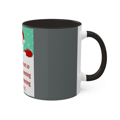 Colorful Mugs, 11oz Christmas Mug Holiday Season Gift Giving Family Gathering Yuletides Season Family Gifts Christmas Day Cup