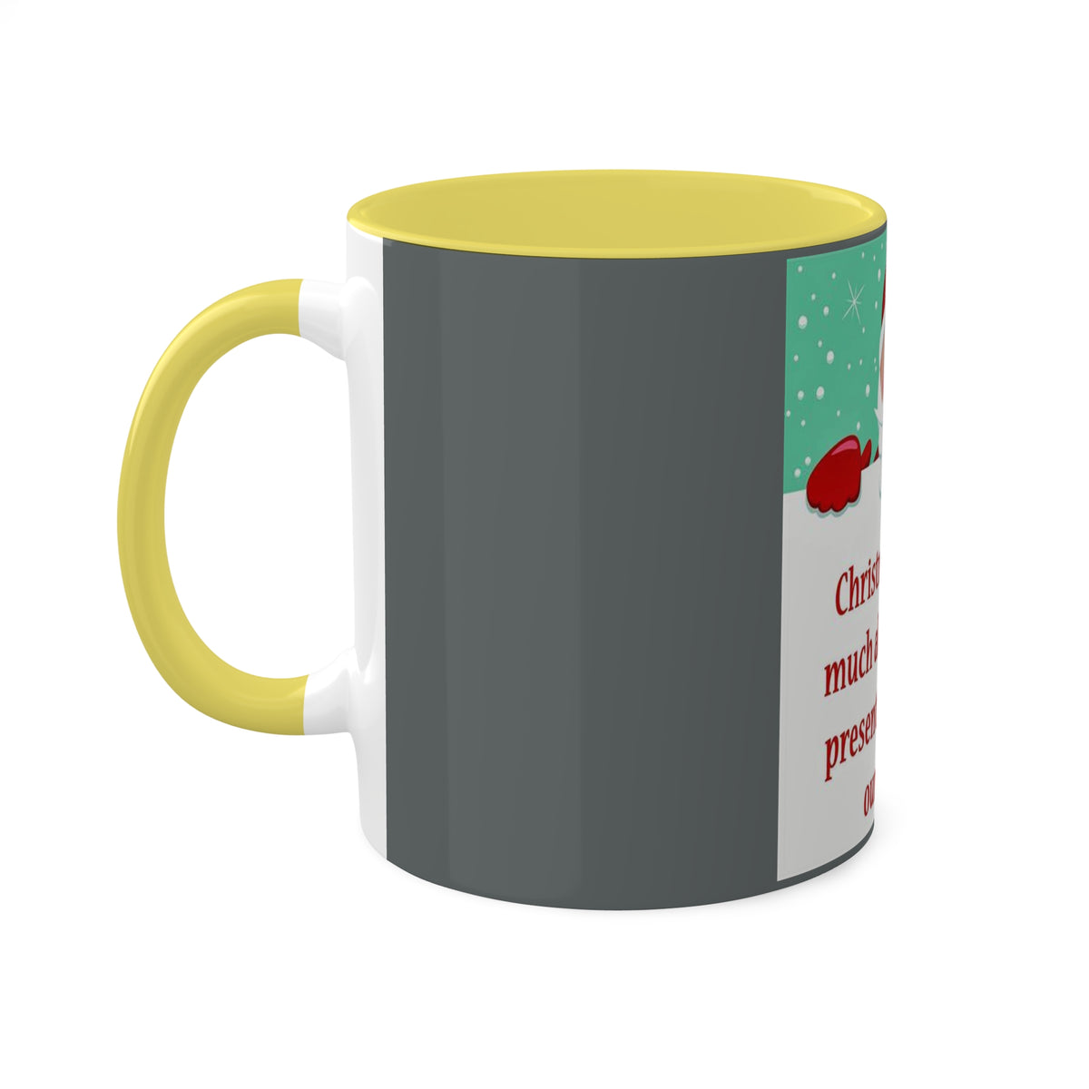 Colorful Mugs, 11oz Christmas Mug Holiday Season Gift Giving Family Gathering Yuletides Season Family Gifts Christmas Day Cup