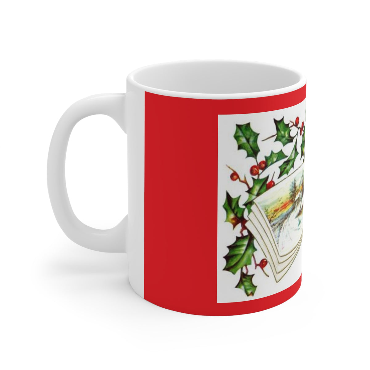 Ceramic Mug 11oz Christmas Mug Holiday Season Gift Giving Family Gathering Yuletides Season Family Gifts Christmas Day Cup