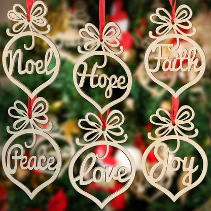 Bememo 30 Pcs Christmas Ornaments Bulk Christian Christmas Tree Decoration