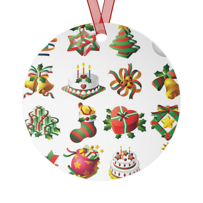 Metal Ornaments Decorations For Christmas Holiday Seasons Family Gathering Festive Season Gifts Gift Giving Yuletide Season