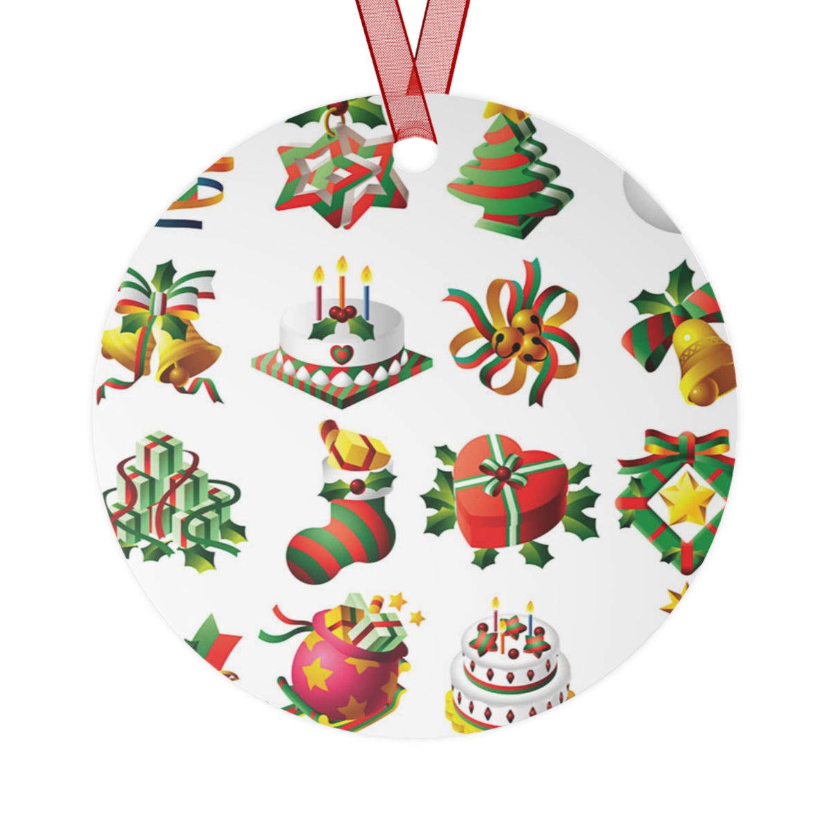 Metal Ornaments Decorations For Christmas Holiday Seasons Family Gathering Festive Season Gifts Gift Giving Yuletide Season