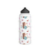 " It's A Girl Thing " Ladies Women Stainless Steel Water Bottle, Standard Lid Portable Travel Drinkware