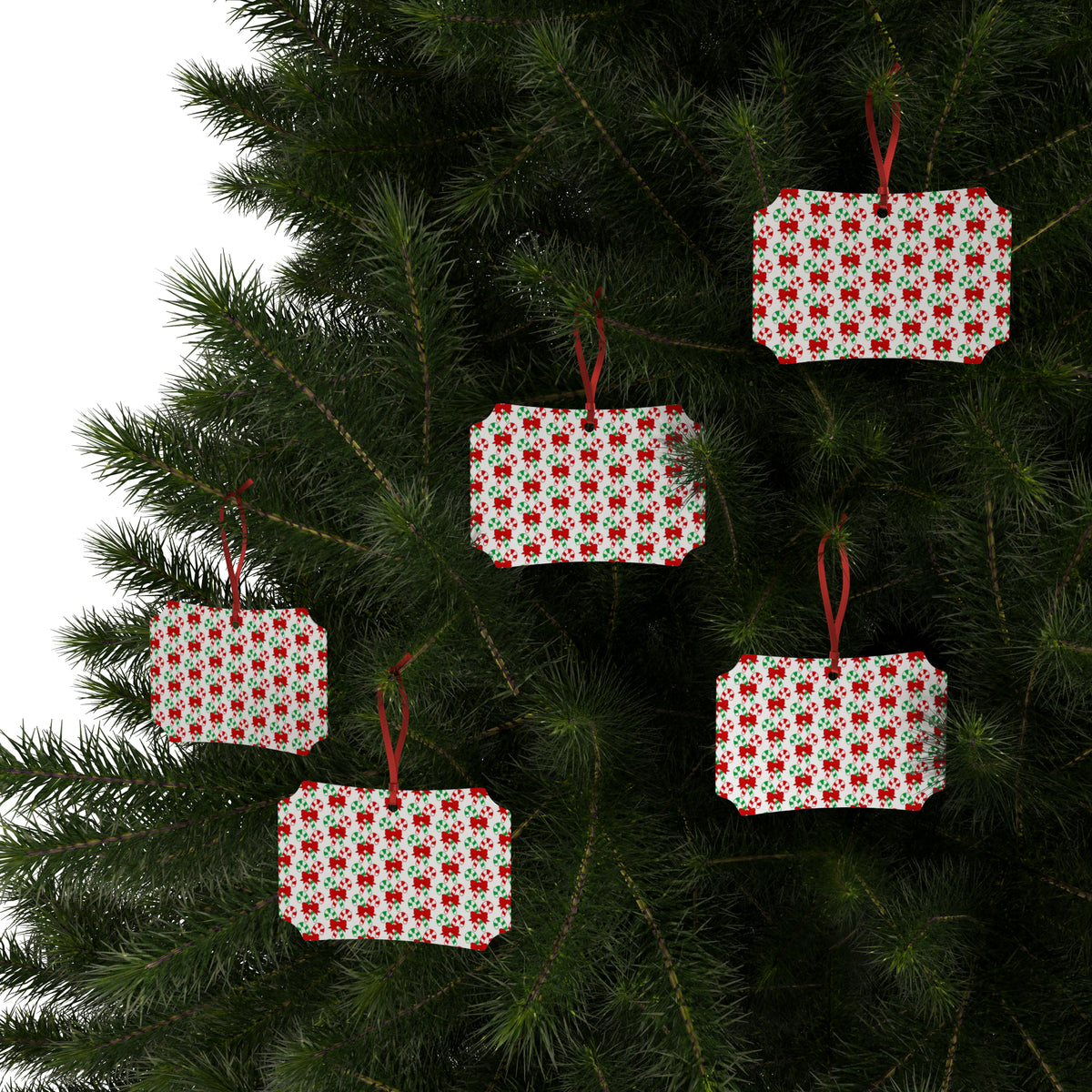 Aluminum Ornaments (1pc, 5pcs, 10pcs, 20pcs) Christmas Decorations Holiday Season Gift Giving Family Gathering Yuletides Season Family Gifts Christmas Day