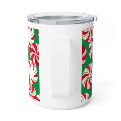 Insulated Coffee Mug, 10oz Christmas Mug Holiday Season Gift Giving Family Gathering Yuletides Season Family Gifts Christmas Day Cup
