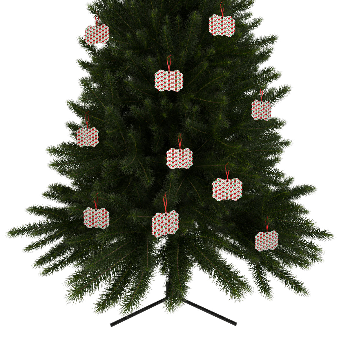Aluminum Ornaments (1pc, 5pcs, 10pcs, 20pcs) Christmas Decorations Holiday Season Gift Giving Family Gathering Yuletides Season Family Gifts Christmas Day