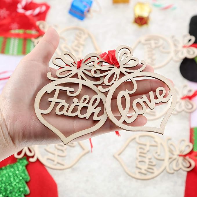 Bememo 30 Pcs Christmas Ornaments Bulk Christian Christmas Tree Decoration