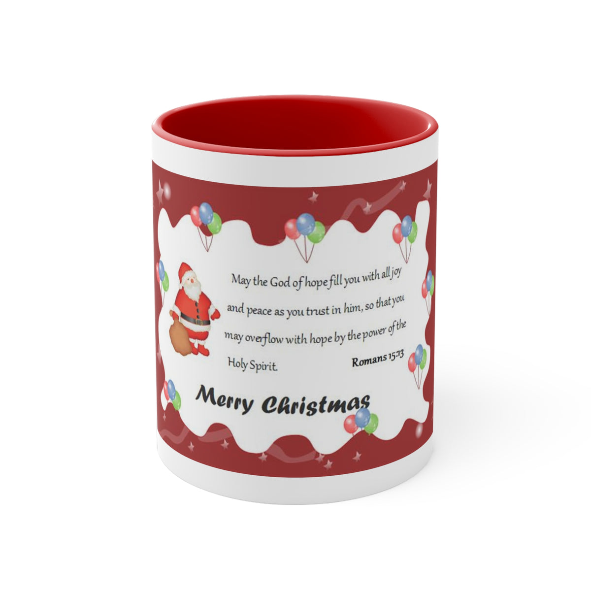 Accent Coffee Mug, 11oz Christmas Mug Holiday Season Gift Giving Family Gathering Yuletides Season Family Gifts Christmas Day Cup