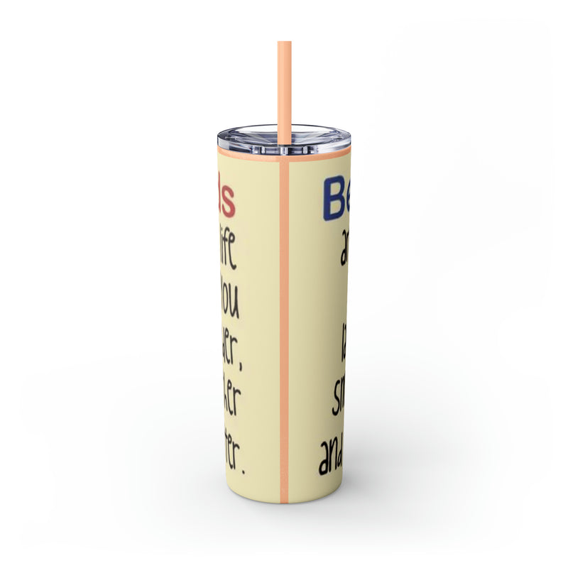 Skinny Tumbler with Straw, 20oz Best Friends Friends For Life Friends For Keeps Friendships Best Of Friend Friend BFF Best Friend For Life Best Friend