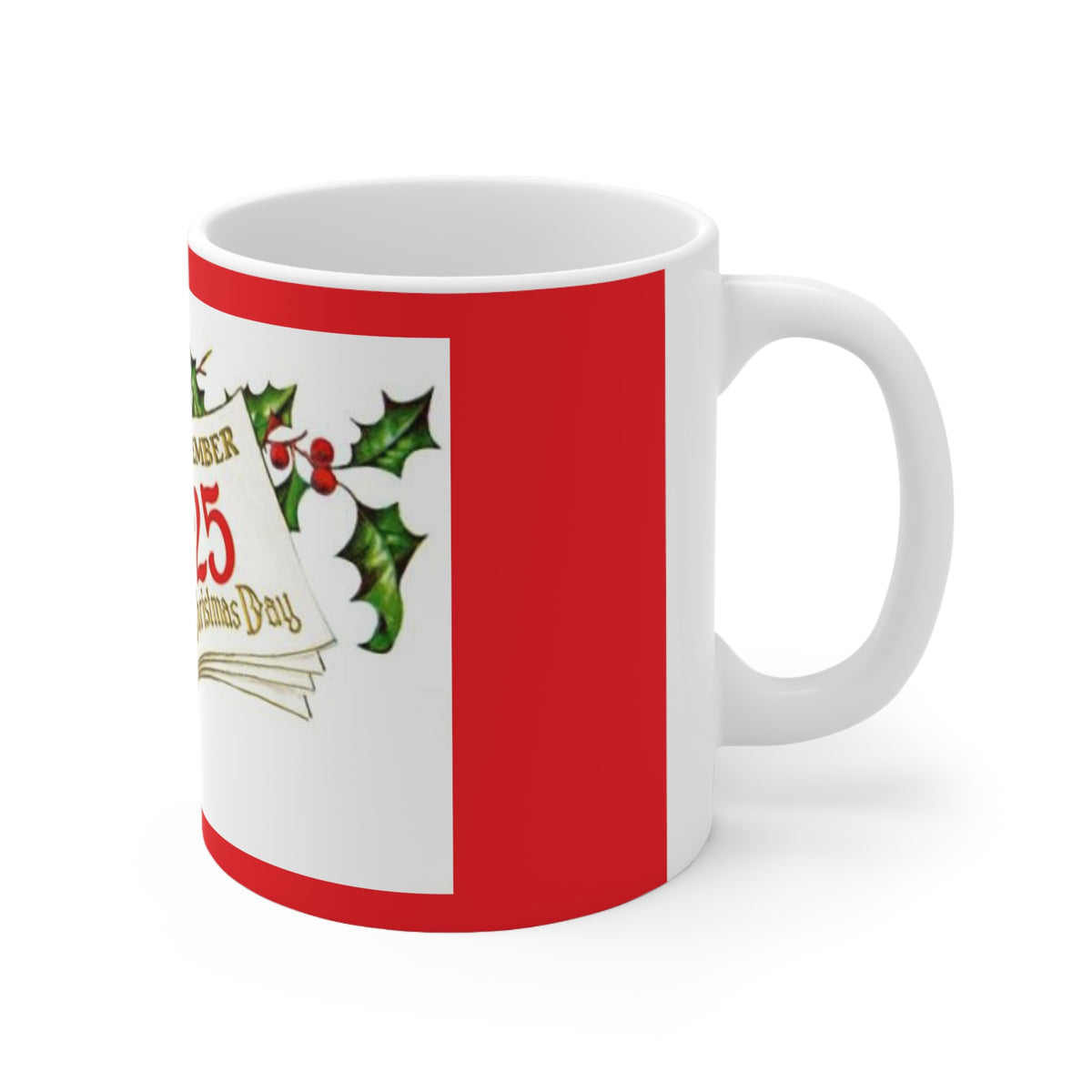 Ceramic Mug 11oz Christmas Mug Holiday Season Gift Giving Family Gathering Yuletides Season Family Gifts Christmas Day Cup
