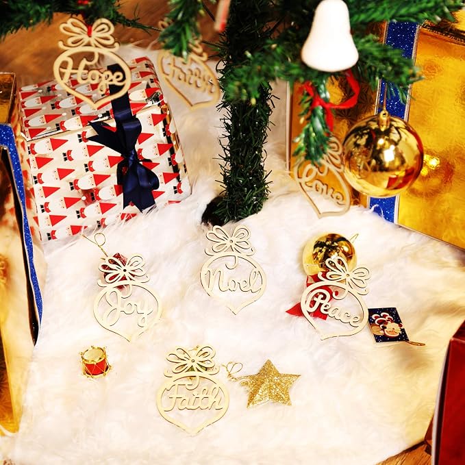 Bememo 30 Pcs Christmas Ornaments Bulk Christian Christmas Tree Decoration