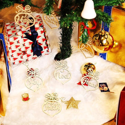Bememo 30 Pcs Christmas Ornaments Bulk Christian Christmas Tree Decoration