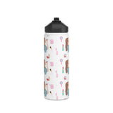 " It's A Girl Thing " Ladies Women Stainless Steel Water Bottle, Standard Lid Portable Travel Drinkware